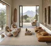 9x12 Ivory, Beige, Brown Color Hand Woven Flatweave Wool Geometric Oriental Rug